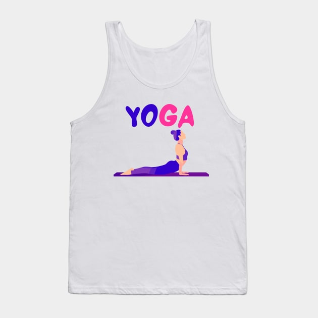 Yoga Tank Top by Amusing Aart.